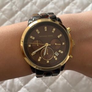 Michael Kors Brown Tortoise Watch